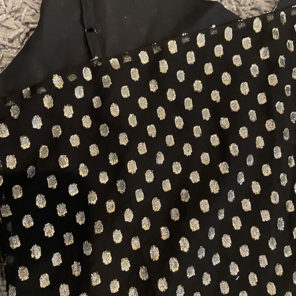 L’AGENCE NEW Jane Metallic Dot Chiffon Jacquard Spaghetti Cami Top Size XS - Picture 14 of 15